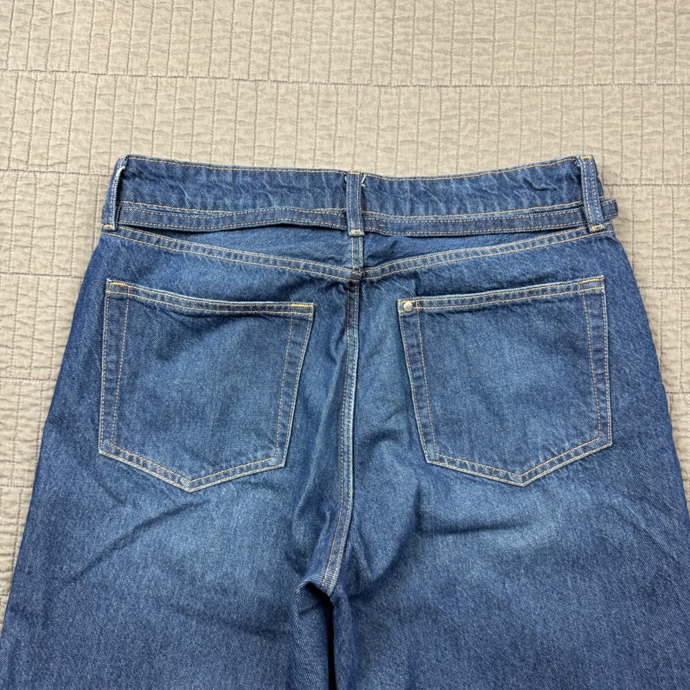 H&M Super Baggy Loose Fit Jeans Women 6 Blue Medium Wash Denim Wide Leg - Picture 5 of 13
